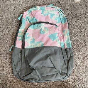 Pink and Blue tie-dye Backpack